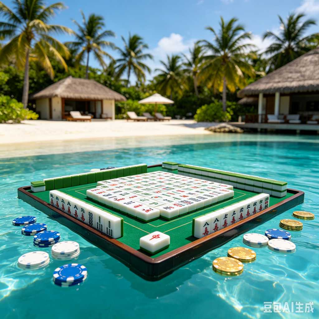 printed logo mahjong set